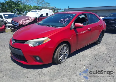 2014 Toyota Corolla Le/Le Plus/Le Premium z USA, uszkodzony, nr VIN 5YFBURHE1EP071528